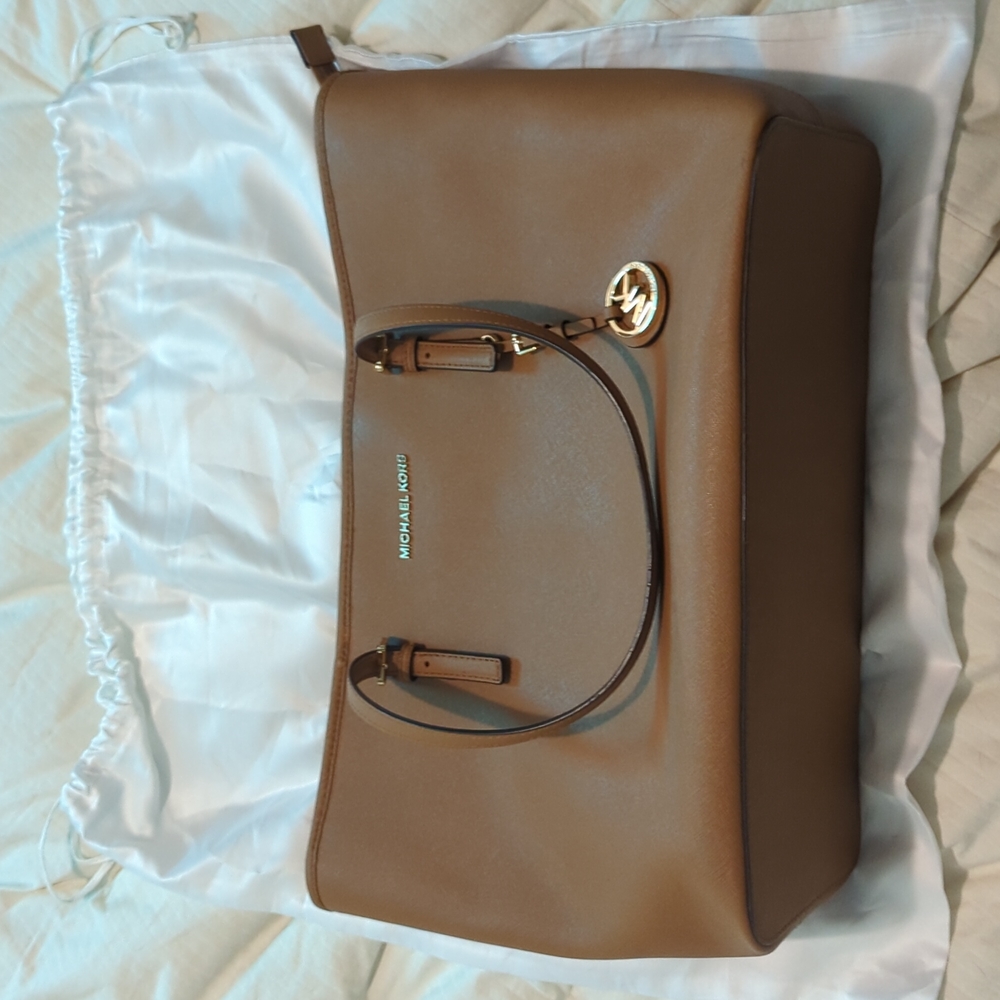 Michael Kors Tan Laptop Bag